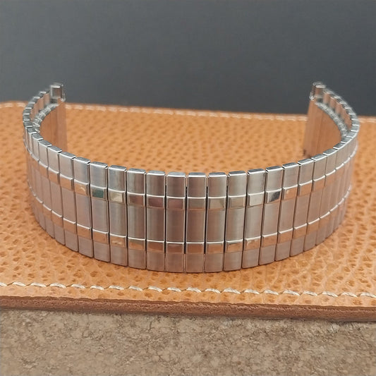 Vintage Wide Stainless Steel Classic Stretch 19mm 20mm 22mm Unused Watch Band