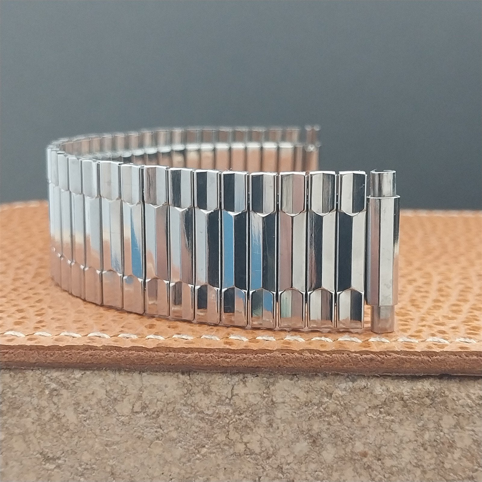 Vintage Wide Stainless Steel Classic Stretch 19mm 20mm 22mm Unused Watch Band