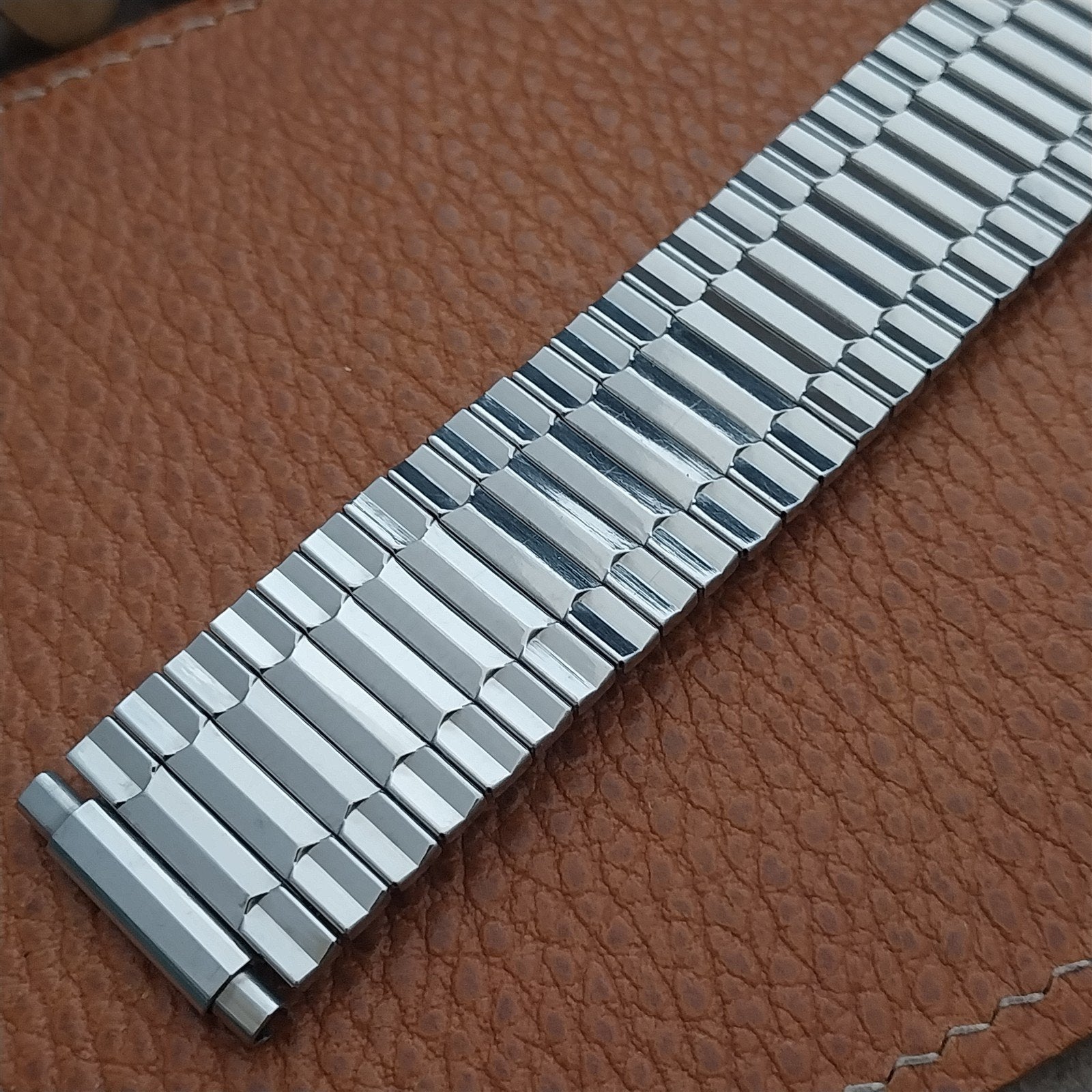 Vintage Wide Stainless Steel Classic Stretch 19mm 20mm 22mm Unused Watch Band