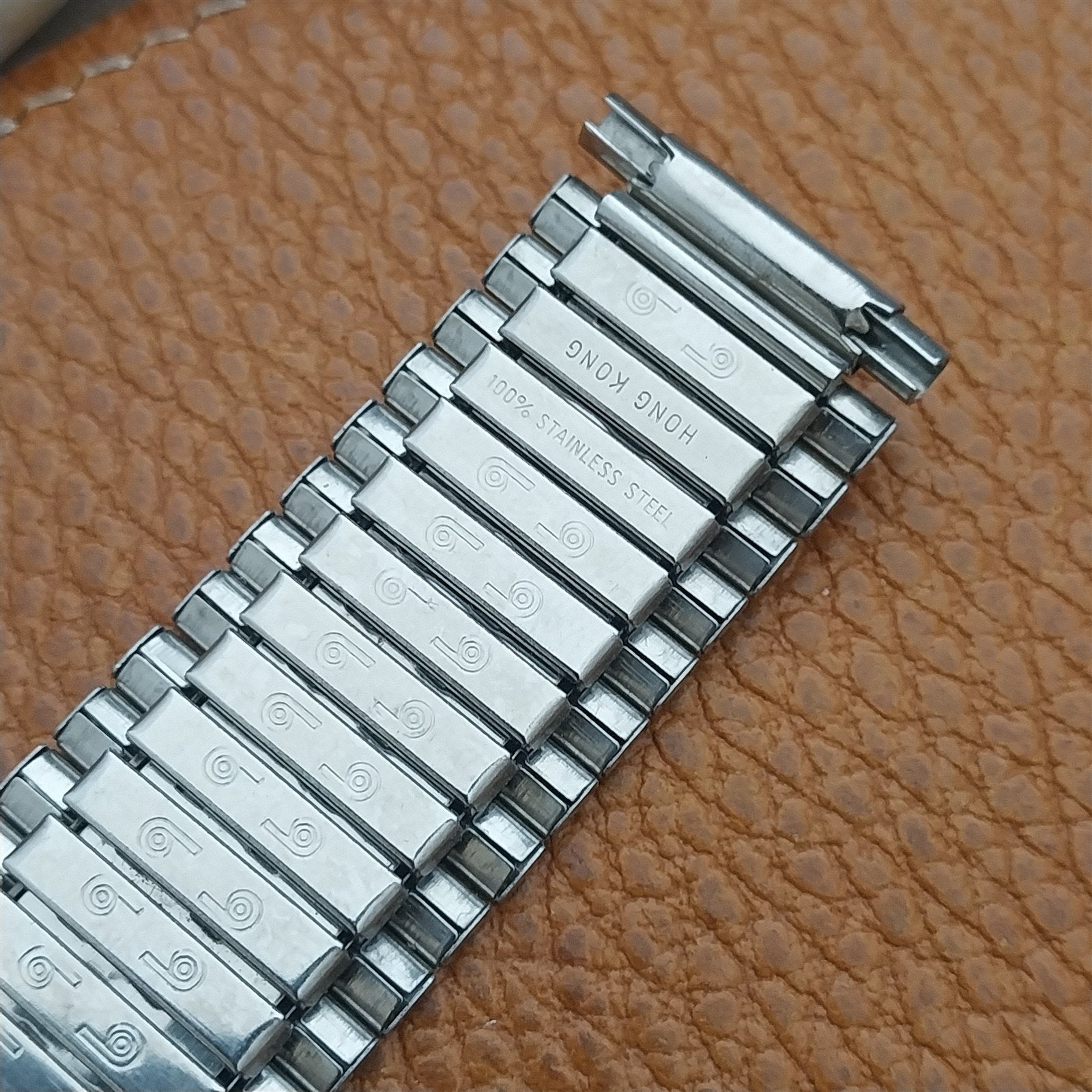 Vintage Wide Stainless Steel Classic Stretch 19mm 20mm 22mm Unused Watch Band