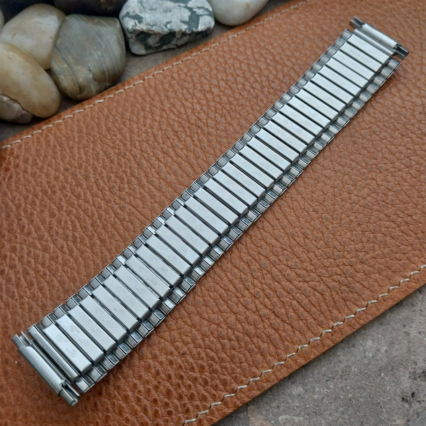 Vintage Wide Stainless Steel Classic Stretch 19mm 20mm 22mm Unused Watch Band