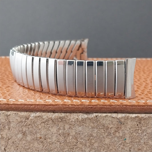 1960s Vintage Baldwin Stainless Classic Stretch 17.2mm 17mm Unused Watch Band