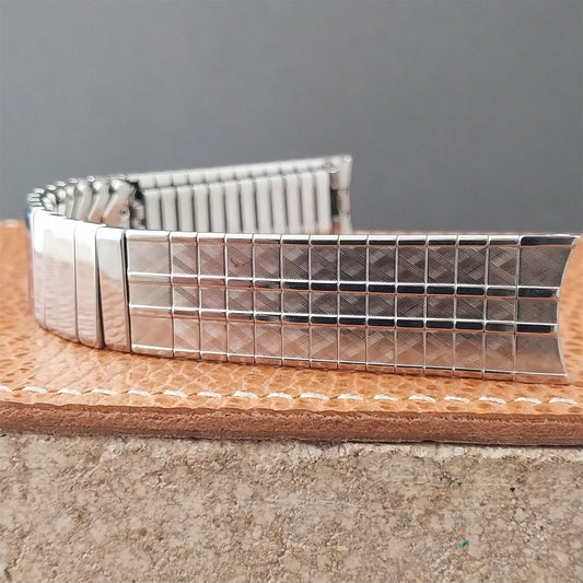 17.2mm Baldwin Stainless Steel Expansion nos Unused 1960s-1970s Watch Band