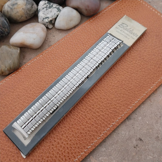 17mm 16mm Baldwin Stainless Steel Expansion nos Unused 1960s Vintage Watch Band