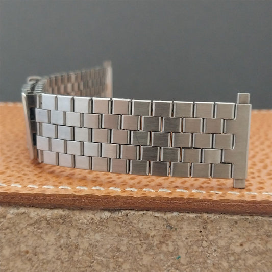 18mm 19mm 22mm Stainless Steel Stretch Expansion Overlap Unused 1980s Watch Band