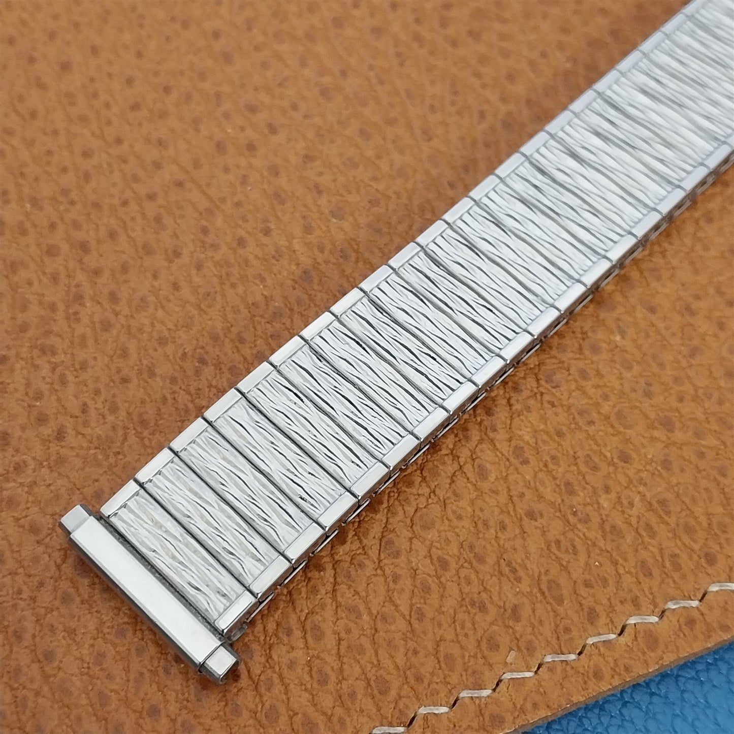 19mm 18mm 17mm 16mm Speidel Valencia Stainless Steel 1970s Unused Watch Band