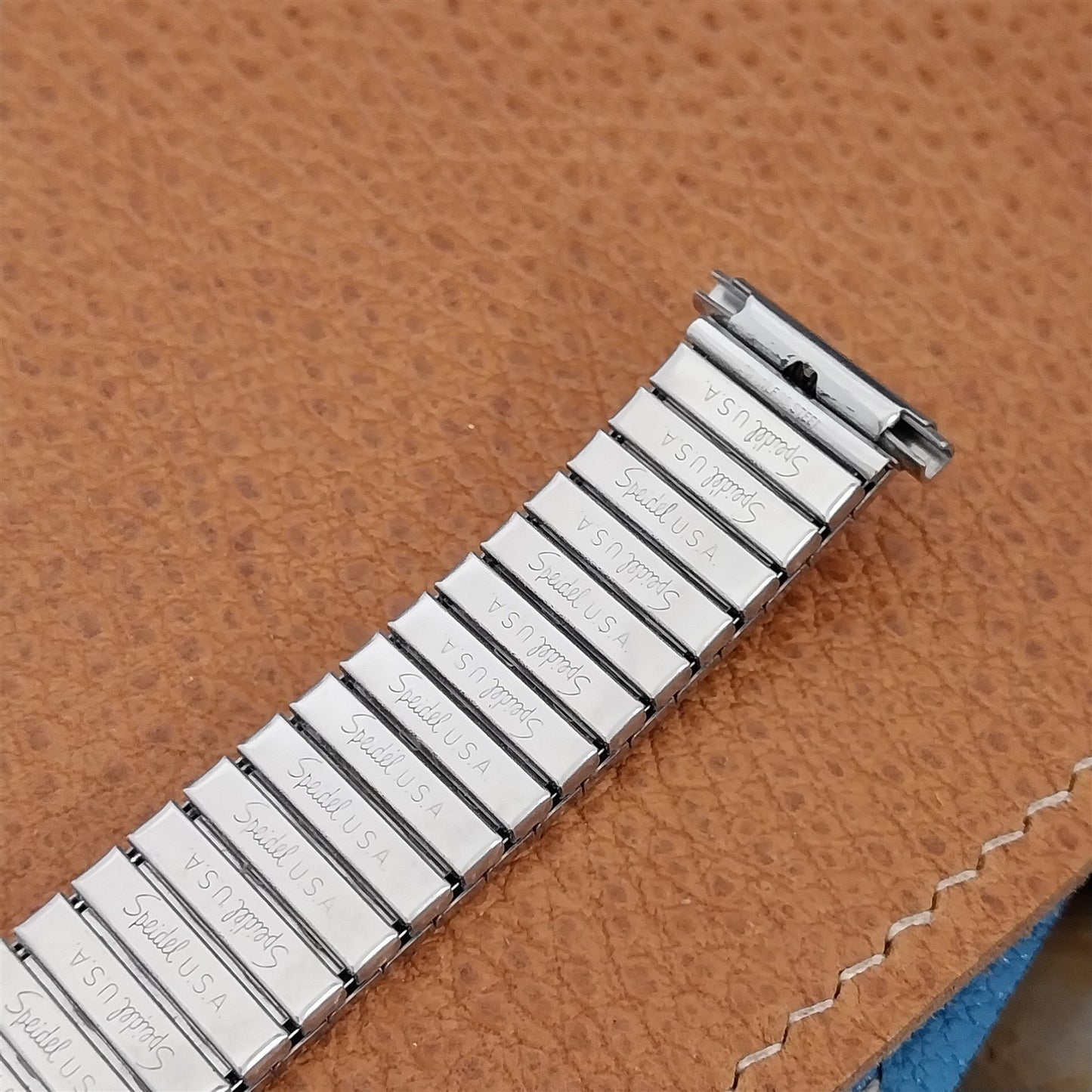 19mm 18mm 17mm 16mm Speidel Valencia Stainless Steel 1970s Unused Watch Band