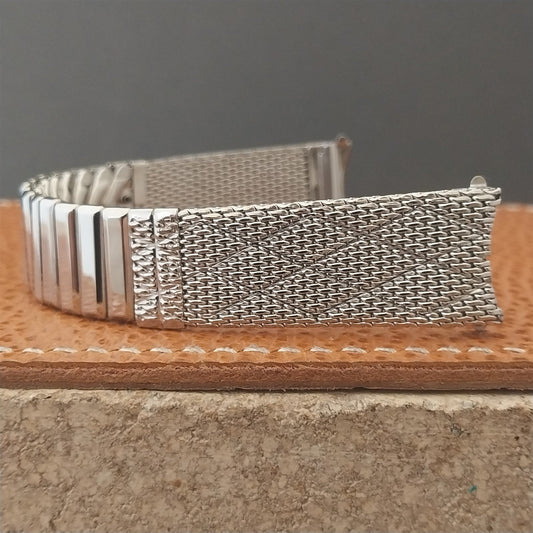Vintage Stainless Steel Mesh 17.2mm Kreisler Unused Classic Stretch Watch Band