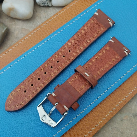 20mm Hirsch Liberty Artisan Leather Clasic Tapered 20/18 Watch Band