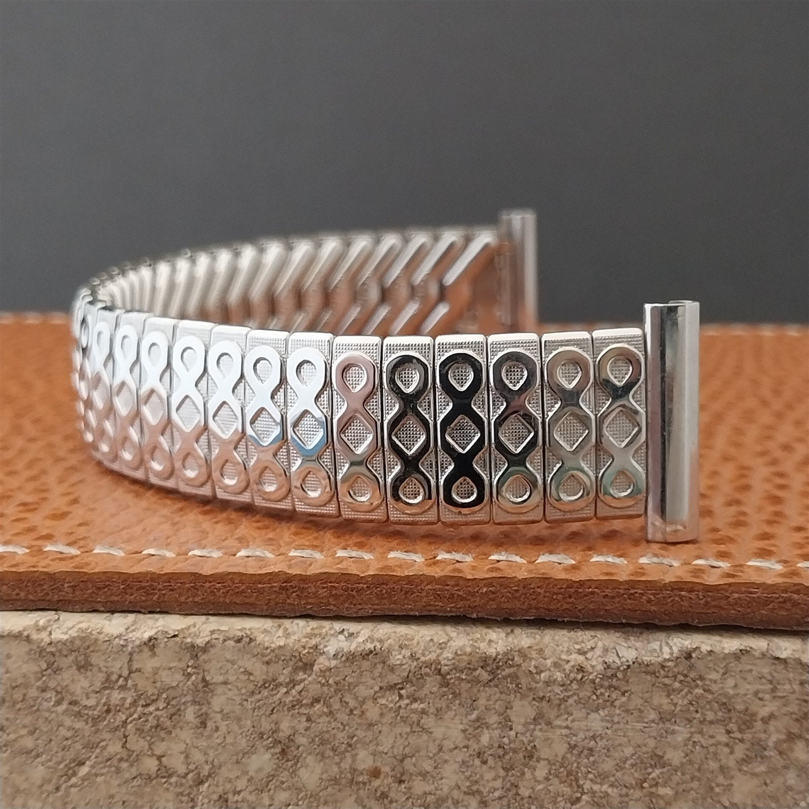 1950s Vintage Kreisler White Gold-Filled 19mm 18mm 17mm 16mm Unused Watch Band