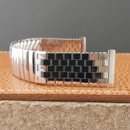 Vintage 19mm 18mm 17mm White Gold-Filled Kreisler NOS Classic 1950s Watch Band