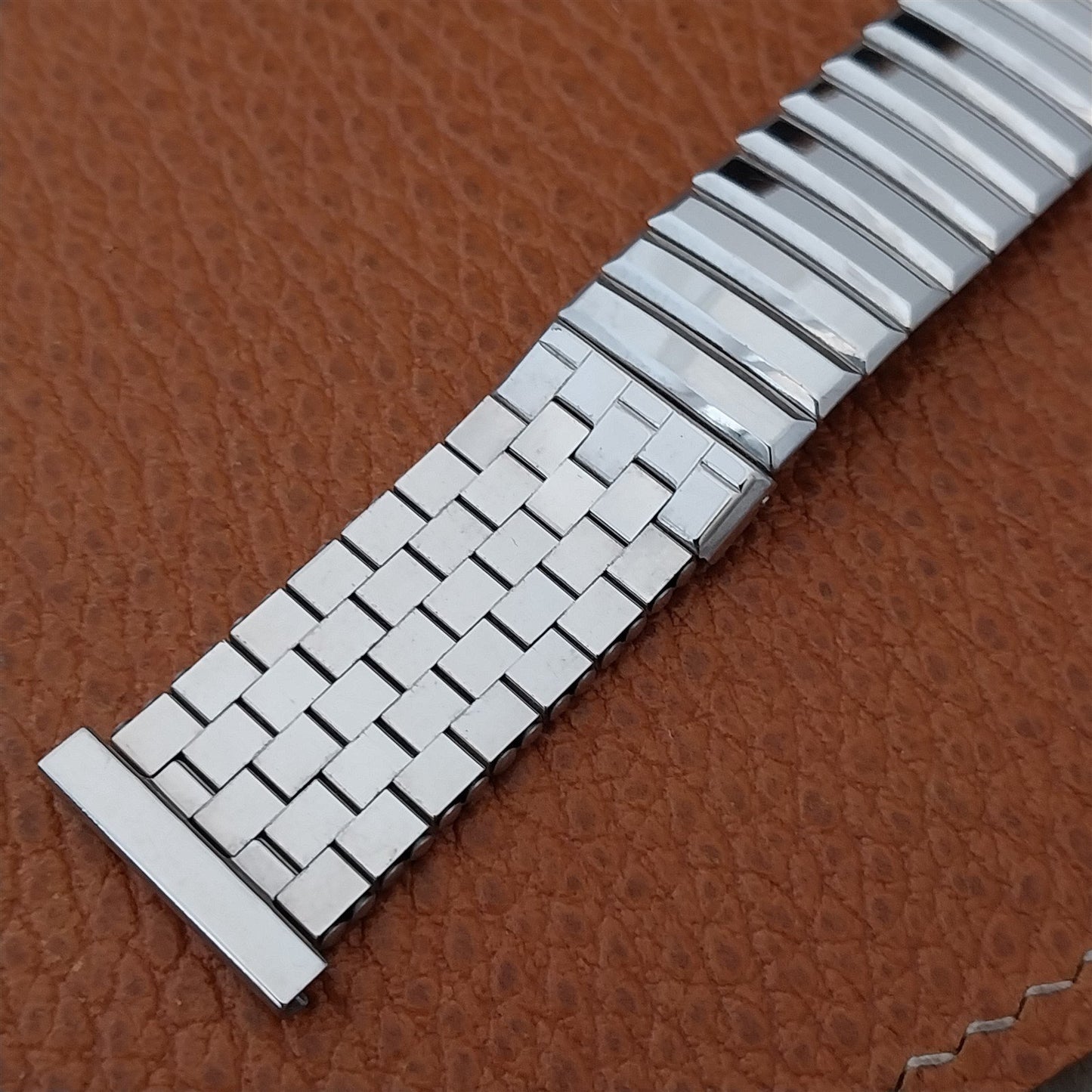 Vintage 19mm 18mm 17mm White Gold-Filled Kreisler NOS Classic 1950s Watch Band