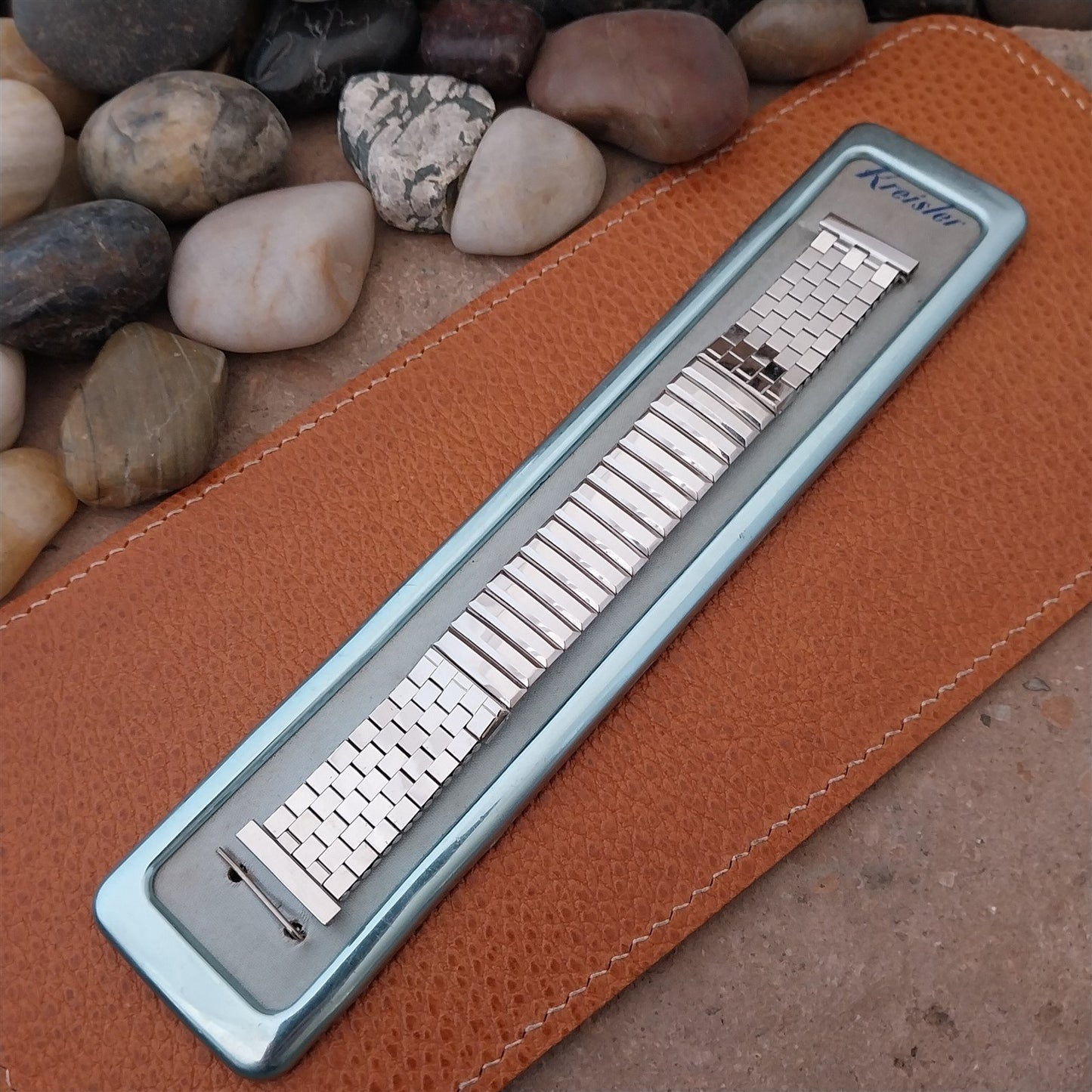 Vintage 19mm 18mm 17mm White Gold-Filled Kreisler NOS Classic 1950s Watch Band