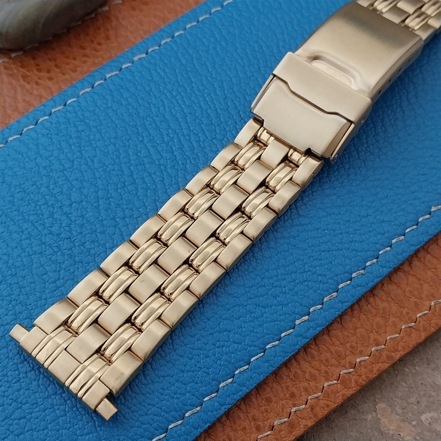 Speidel Hirsch 18mm 19mm 20mm 21mm 22mm Gold Plated Unused Watch Band