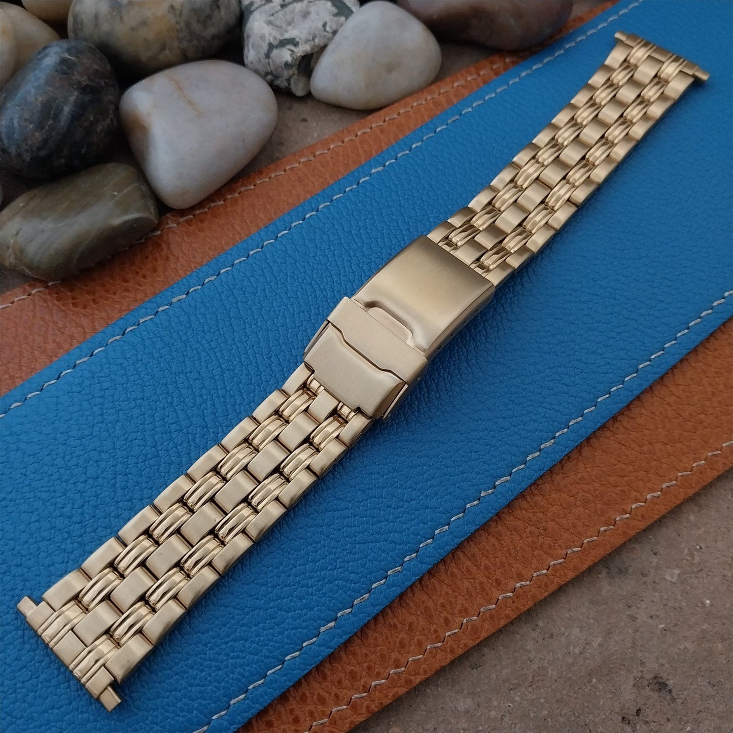 Speidel Hirsch 18mm 19mm 20mm 21mm 22mm Gold Plated Unused Watch Band