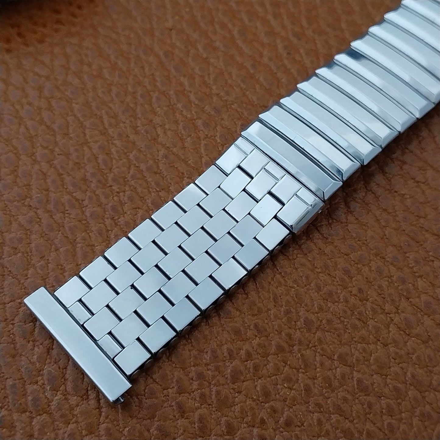 Vintage 19mm 18mm 17mm White Gold-Filled Kreisler NOS Classic 1950s Watch Band