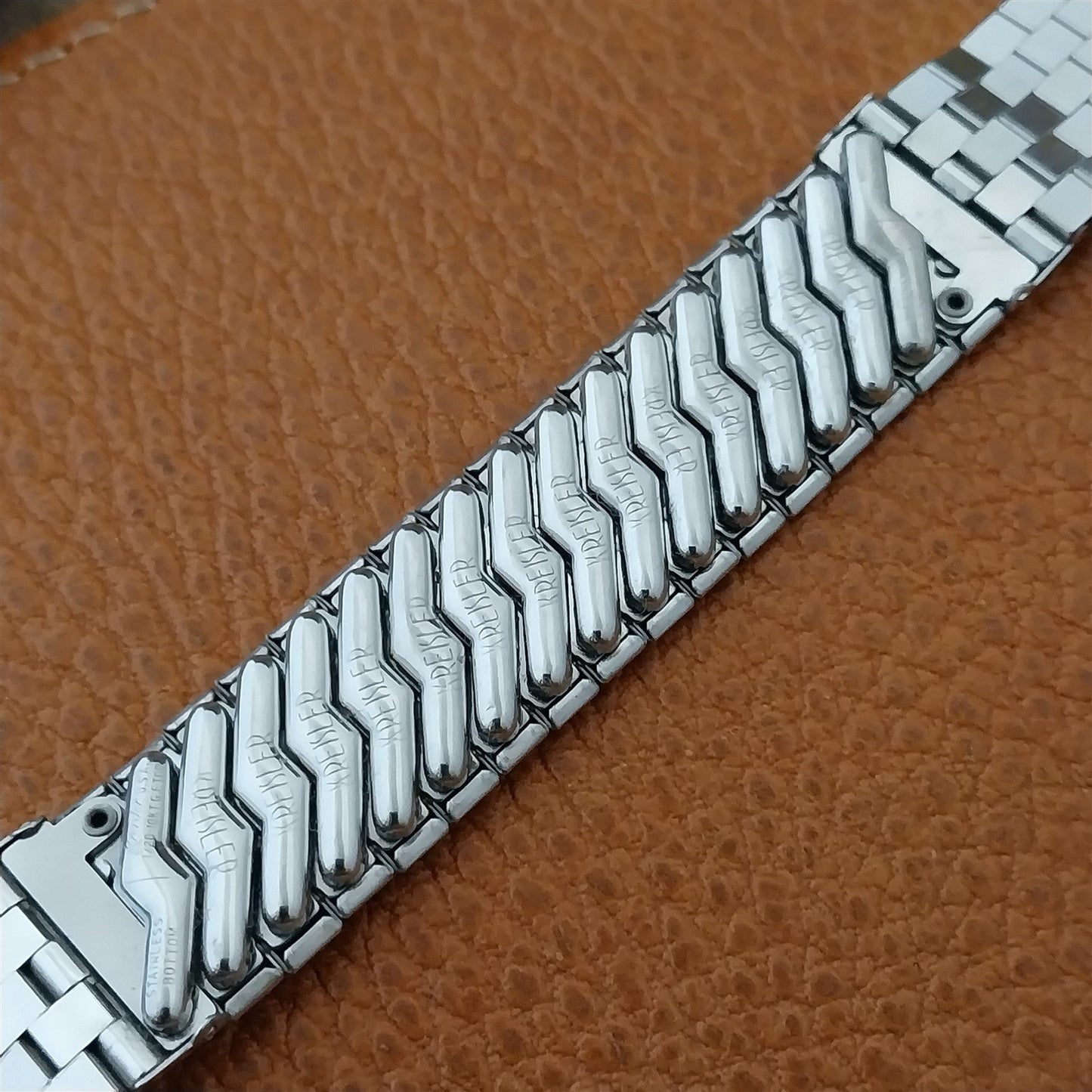 Vintage 19mm 18mm 17mm White Gold-Filled Kreisler NOS Classic 1950s Watch Band