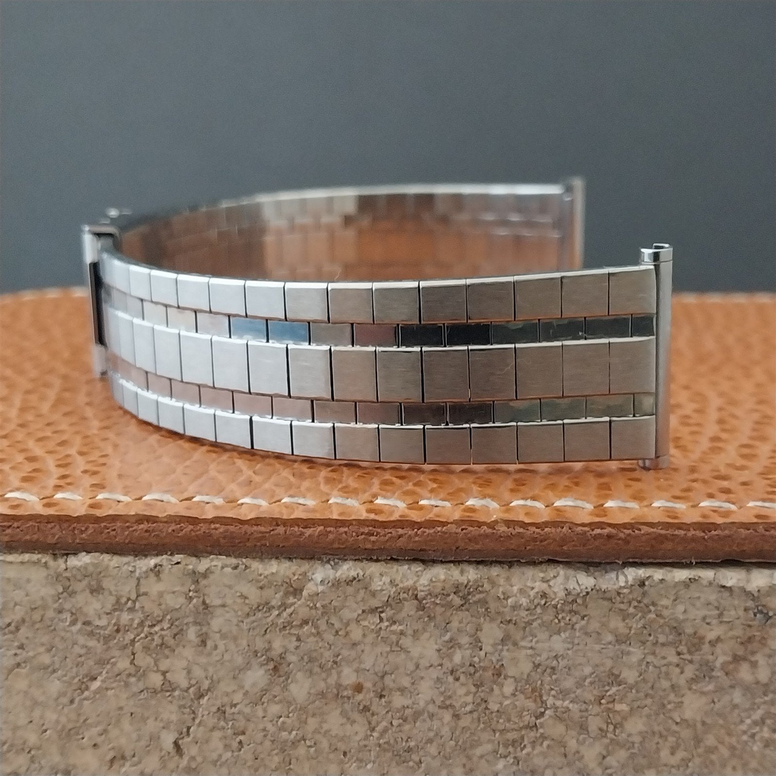 Vintage 20mm 19mm 18mm Stainless Steel Unused Classic 1970s FS German Watch Band