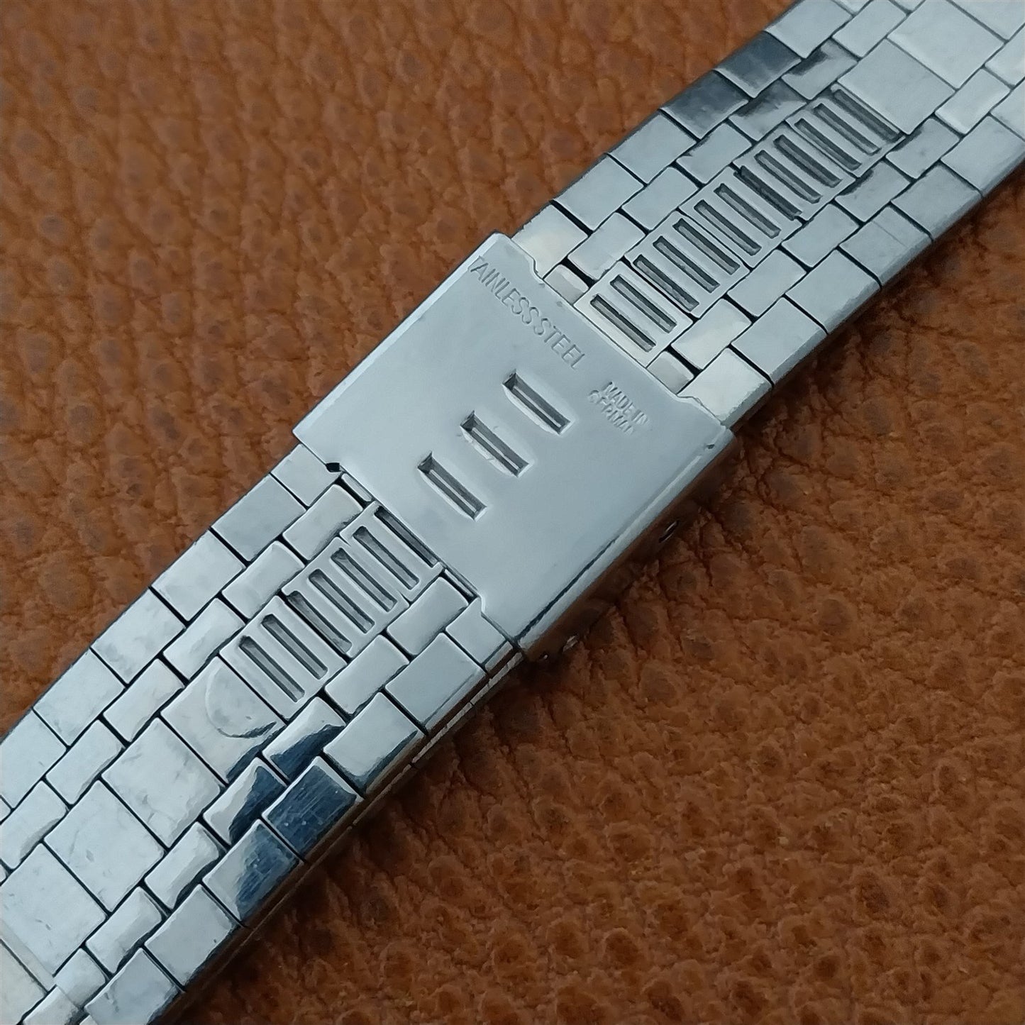 Vintage 20mm 19mm 18mm Stainless Steel Unused Classic 1970s FS German Watch Band