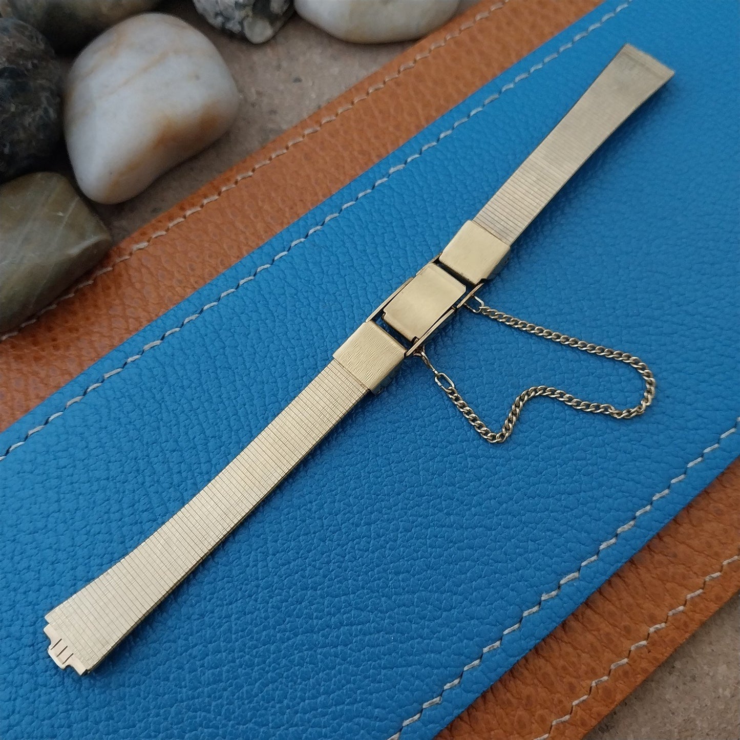 9mm Seiko Yellow Gold-Tone Ladies HS13A Unused Vintage Watch Band