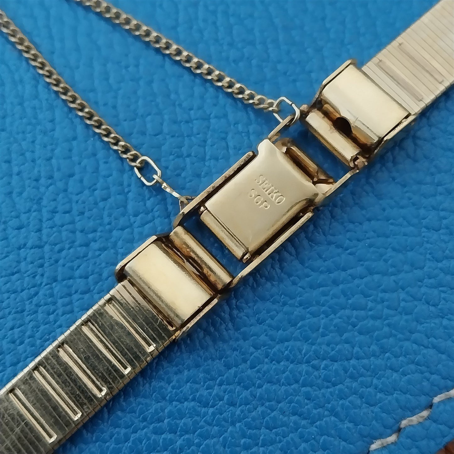 9mm Seiko Yellow Gold-Tone Ladies HS13A Unused Vintage Watch Band