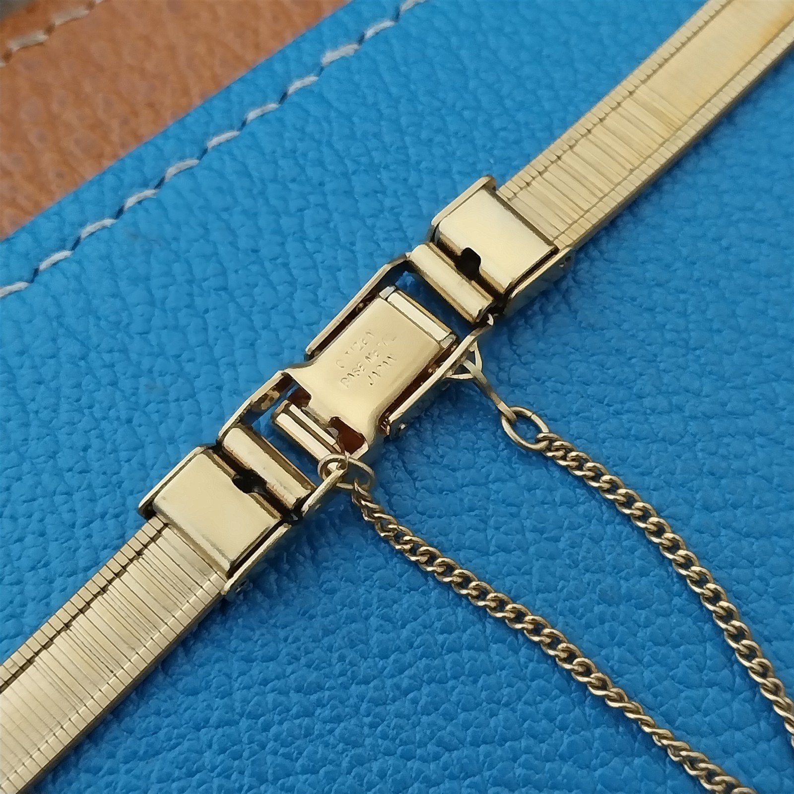 7mm Citizen Yellow Gold-Tone Ladies Unused Vintage Watch Band