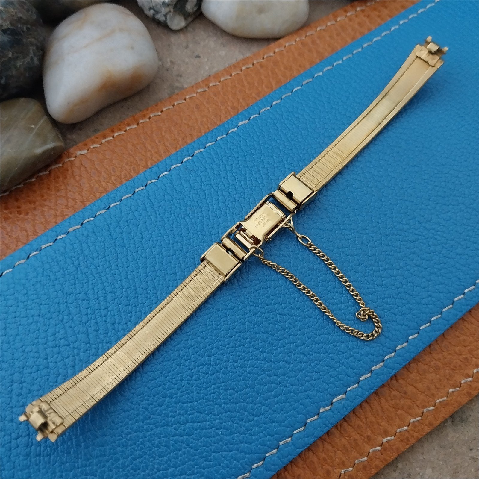 7mm Citizen Yellow Gold-Tone Ladies Unused Vintage Watch Band