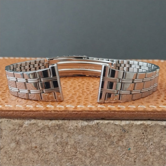 Vintage 15mm Seiko Womens Stainless Steel Unused Classic Watch Band