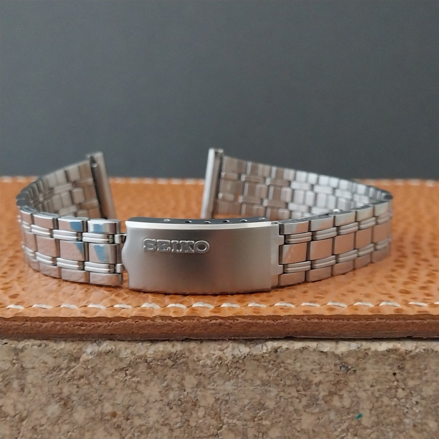 Vintage 15mm Seiko Womens Stainless Steel Unused Classic Watch Band