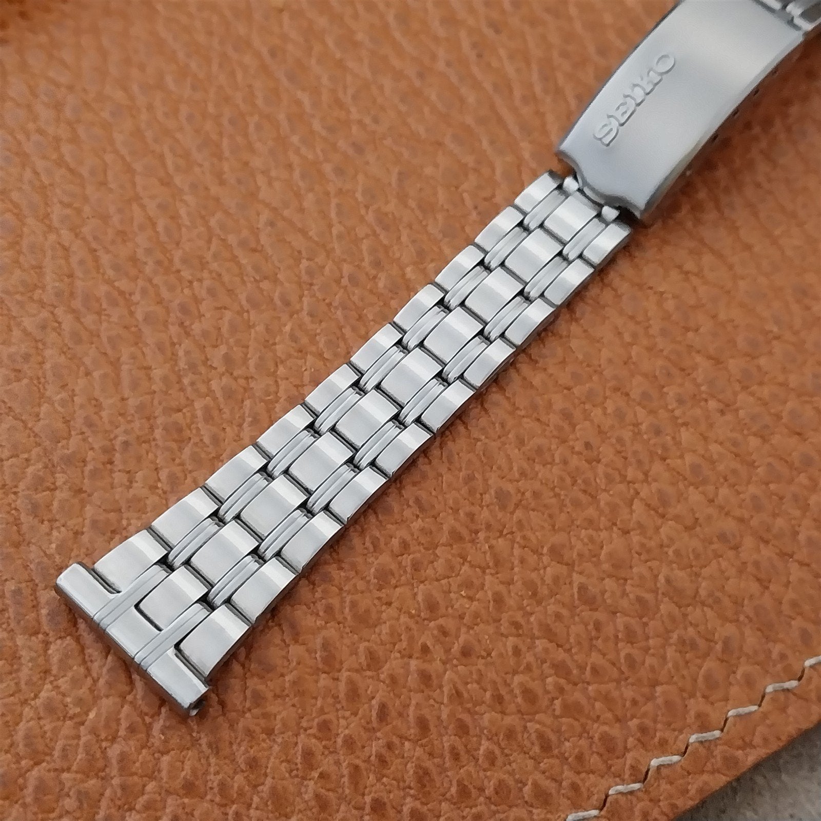 Vintage 15mm Seiko Womens Stainless Steel Unused Classic Watch Band