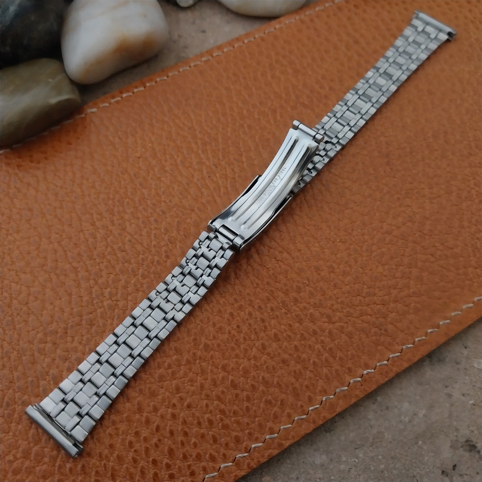 Vintage 15mm Seiko Womens Stainless Steel Unused Classic Watch Band