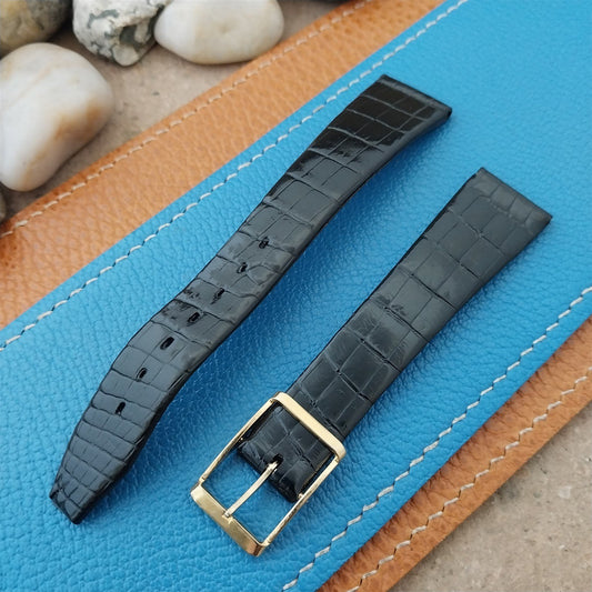 Vintage Accutron 18mm Hi-Fi Rubber Classic Tapered Unused Classic Watch Band
