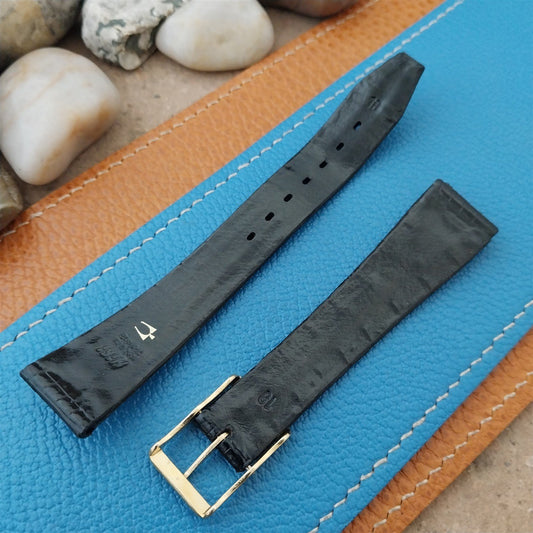 Vintage Accutron 18mm Hi-Fi Rubber Classic Tapered Unused Classic Watch Band