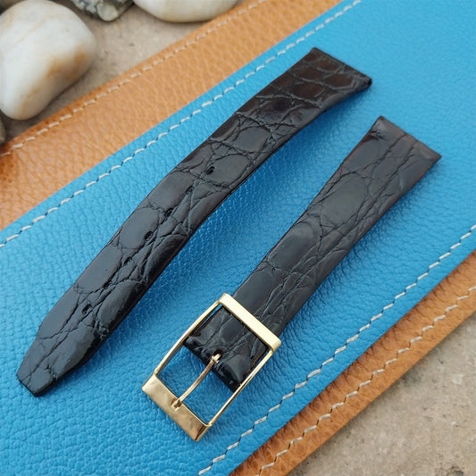 18mm 1970s Vintage Bulova Accutron Hi-Fi Rubber nos Unused Classic Watch Band