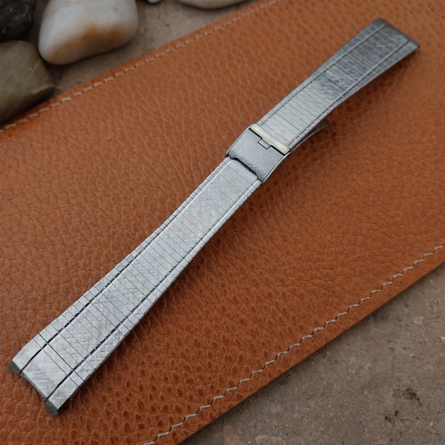 Vintage 17.2mm Kestenmade Stainless Steel Unused Classic 1960s Watch Band