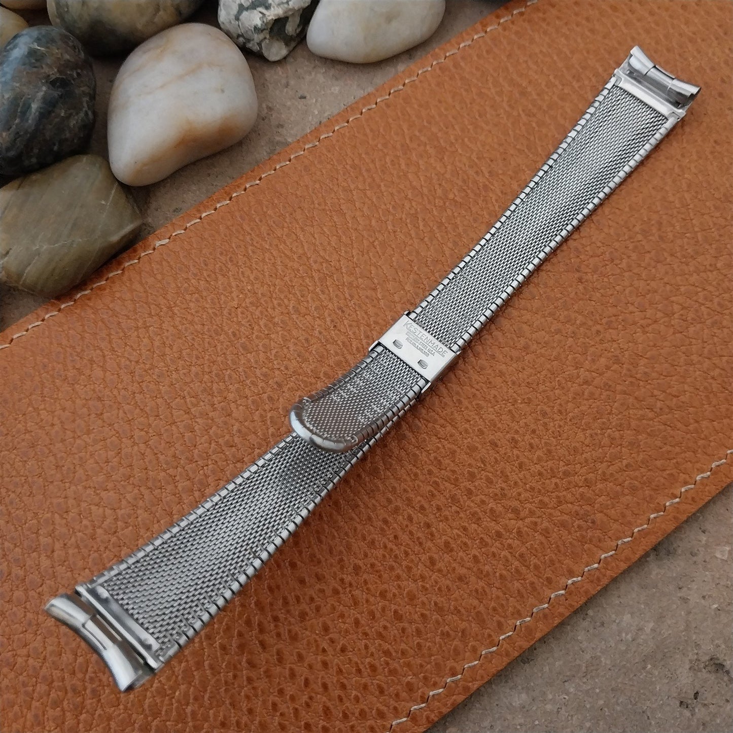 Vintage 17.2mm Kestenmade Stainless Steel Unused Classic 1960s Watch Band