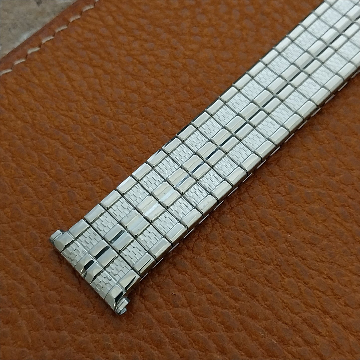 1969 Speidel Meteor 19mm 18mm 17mm Stainless Twistoflex Vintage Watch Band