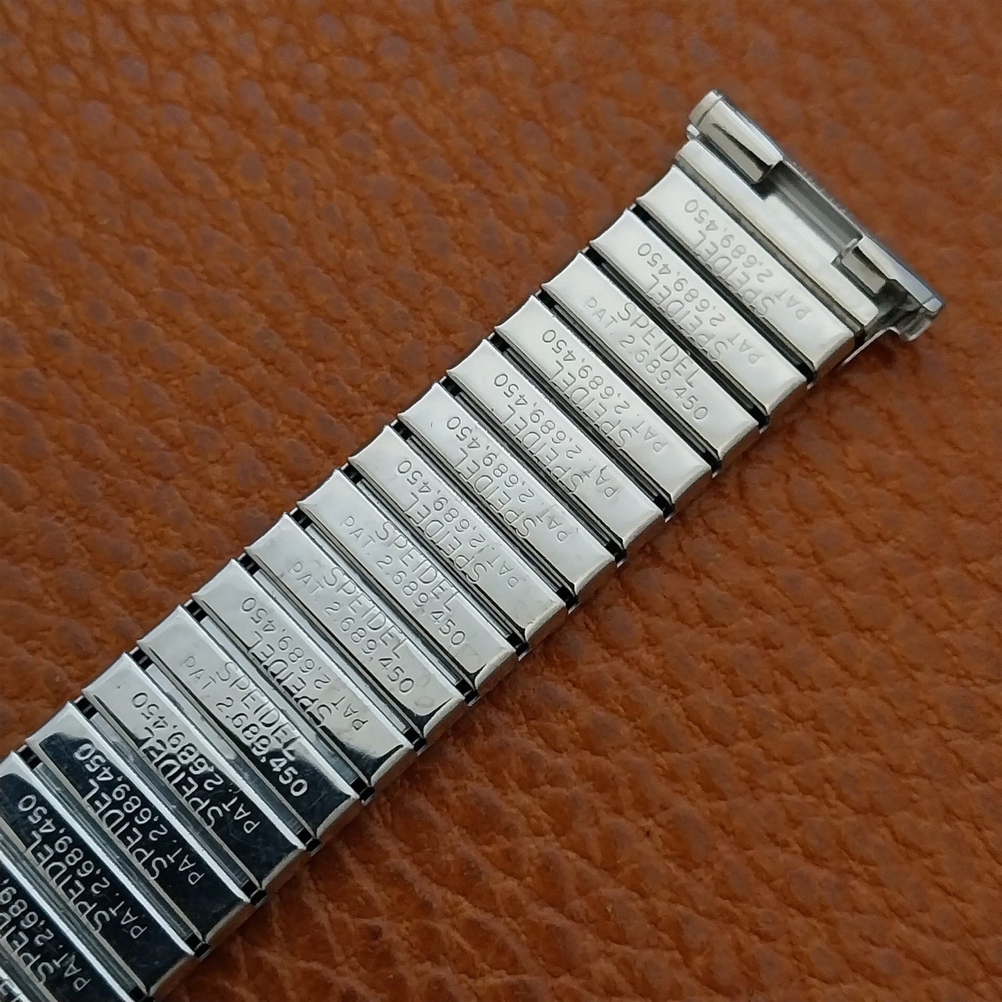 1969 Speidel Meteor 19mm 18mm 17mm Stainless Twistoflex Vintage Watch Band