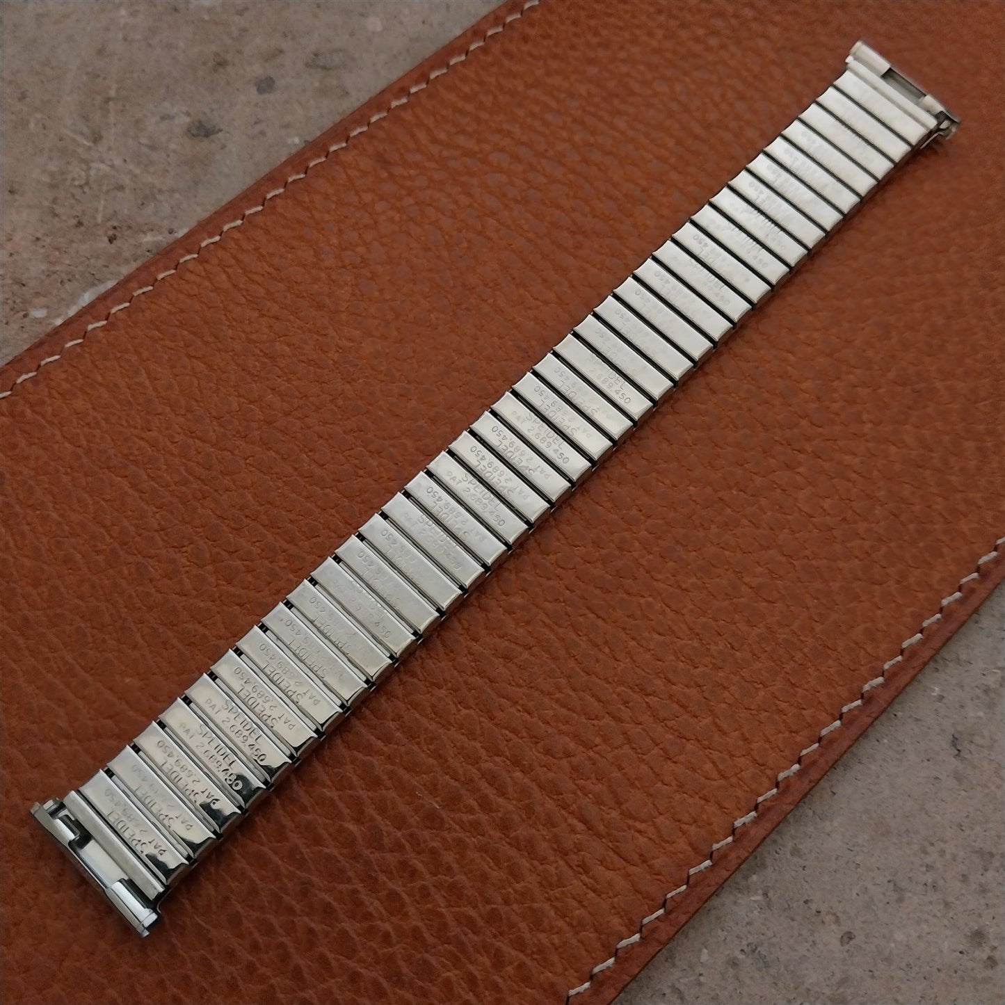 1969 Speidel Meteor 19mm 18mm 17mm Stainless Twistoflex Vintage Watch Band