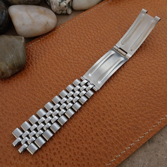 Rolex Jubilee Stainless Steel Vintage Watch Band Oval link Set & Clasp