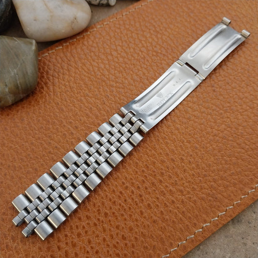Rolex Jubilee Stainless Steel Vintage Watch Band Oval link Set & Clasp