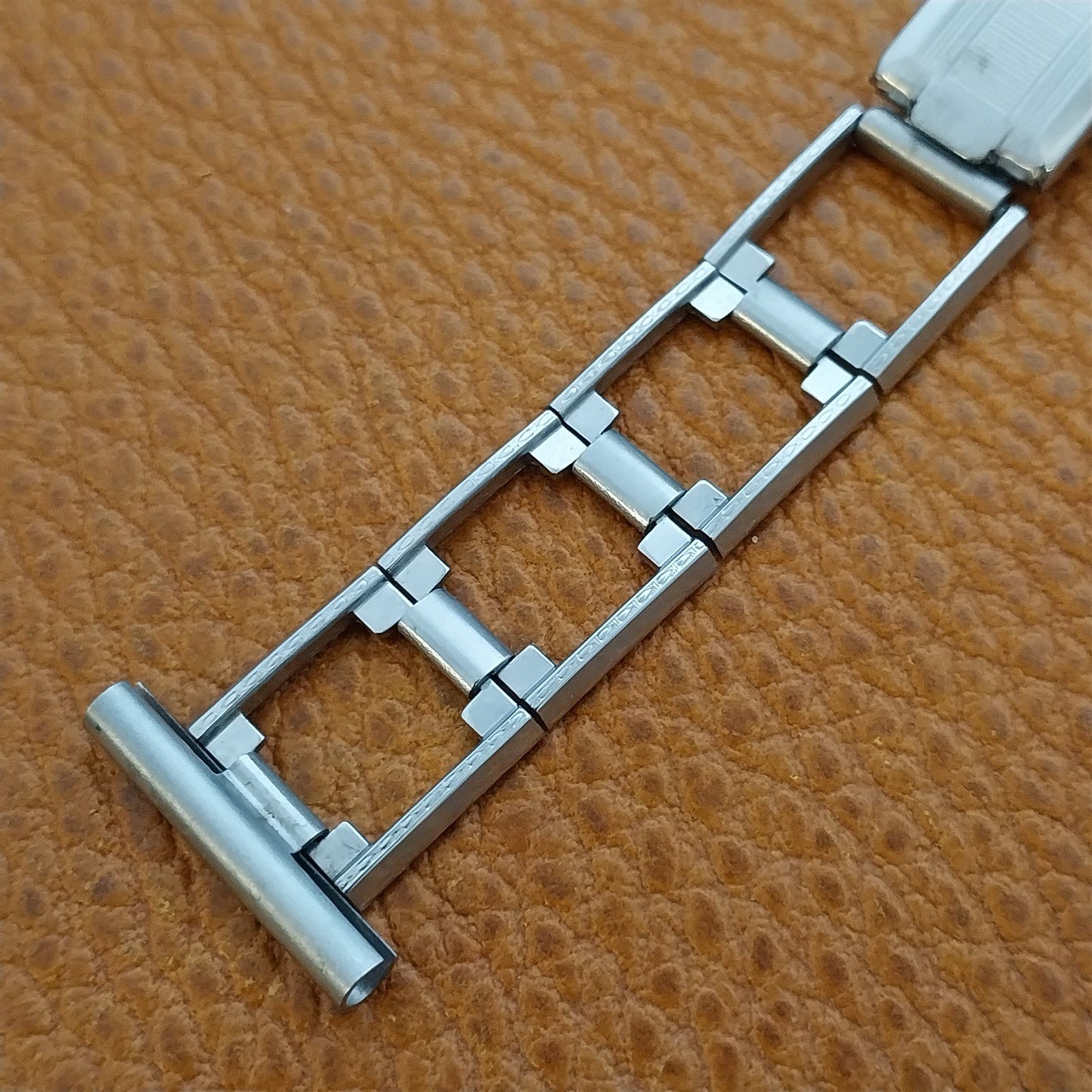 1930s Vintage Chrome Lustern Lord Baltimore 19mm 16mm Unused Art Deco Watch Band