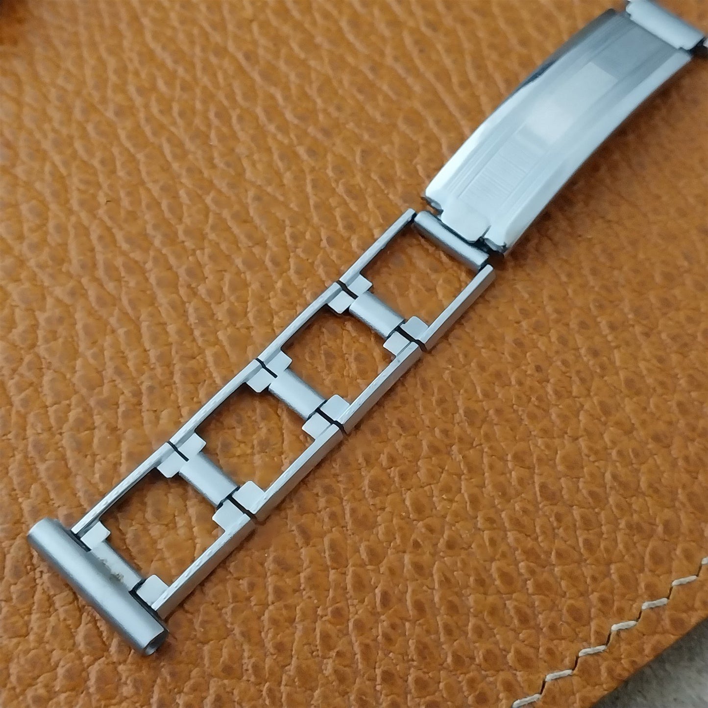1930s Vintage Chrome Lustern Lord Baltimore 16mm 15mm Unused Art Deco Watch Band