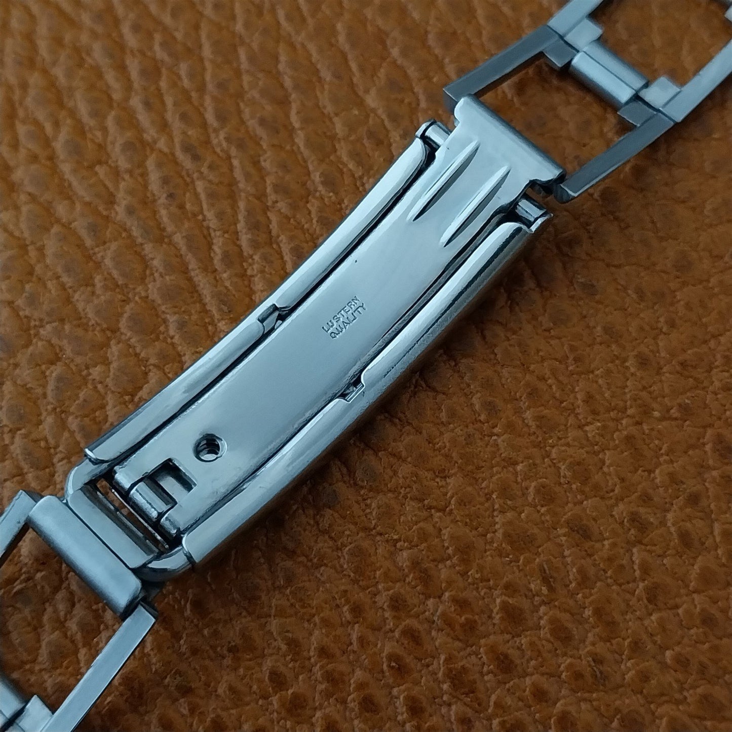 1930s Vintage Chrome Lustern Lord Baltimore 16mm 15mm Unused Art Deco Watch Band