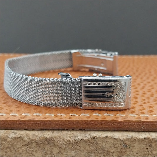 1920s 11mm Chromium Mesh Ladies Speidel Brothers Unused Classic Watch Bracelet