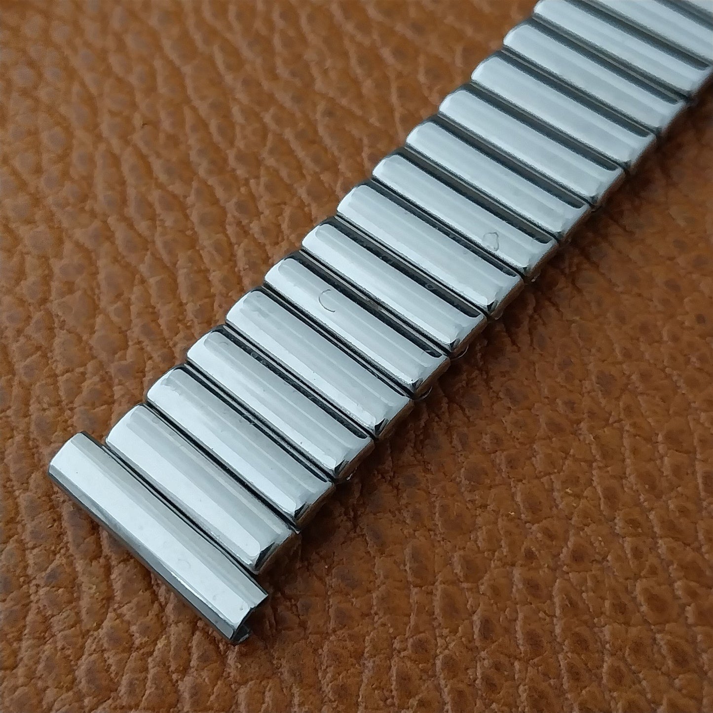 16mm 18mm 19mm Classic 1960s Vintage Lenox Stainless Stretch Unused Watch Band