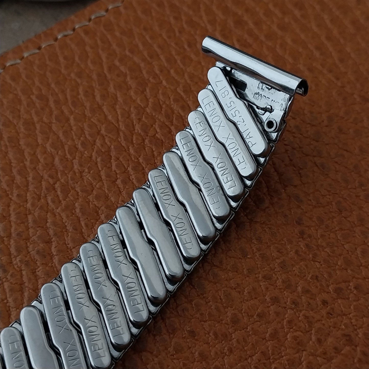 16mm 18mm 19mm Classic 1960s Vintage Lenox Stainless Stretch Unused Watch Band