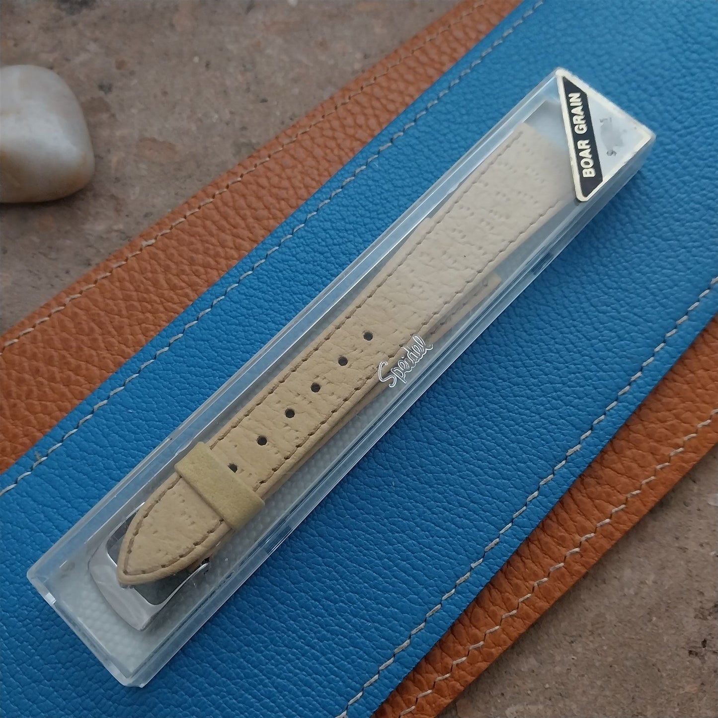 19mm Vintage Speidel German Boar Grain Classic Tapered 19/14 Unused Watch Band