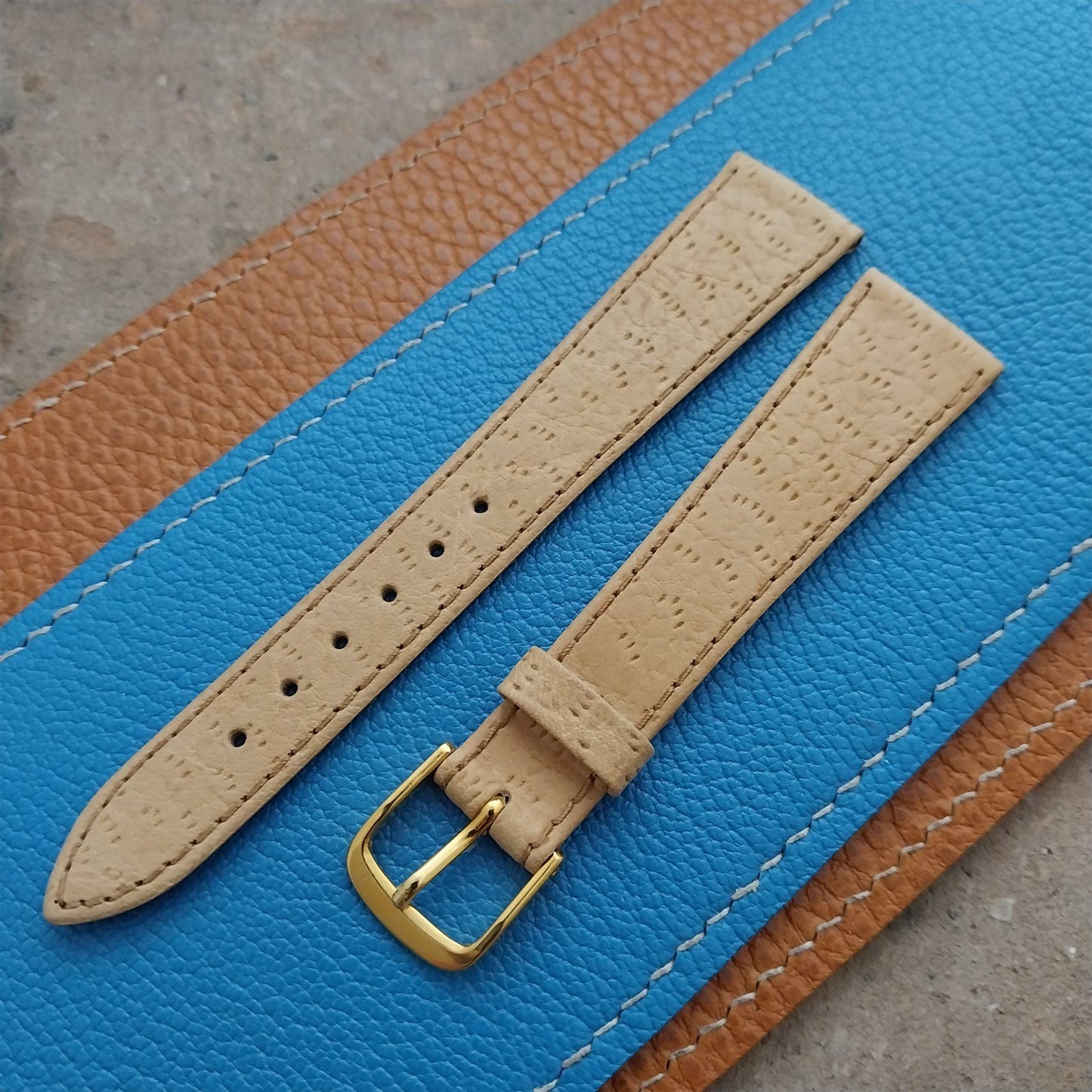 19mm Vintage Speidel German Boar Grain Classic Tapered 19/14 Unused Watch Band