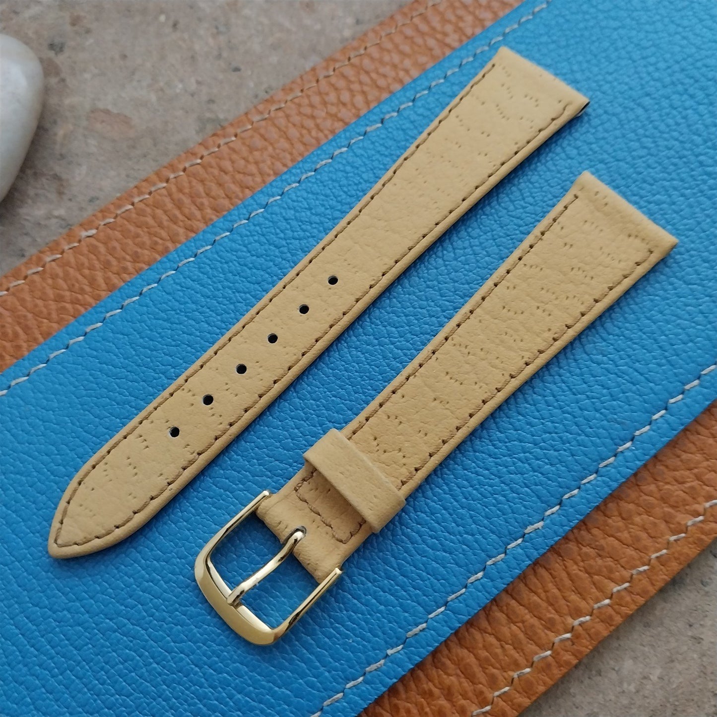 19mm Vintage Speidel German Pigskin Classic Tapered 19/14 Unused Watch Band